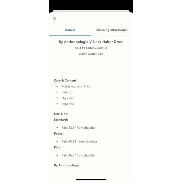 👗Anthropologie Floral Ruched Bodice Maxi Dress XL NWT Black White V-Neck Halter - Picture 10 of 15